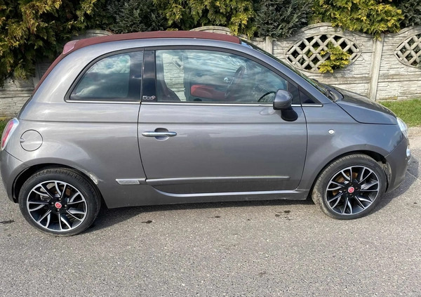 Fiat 500 cena 16400 przebieg: 130747, rok produkcji 2010 z Turek małe 191